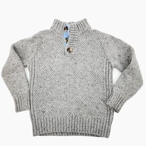 Cat & Jack Gray Shawl Collar Sweater (XS 4/5)